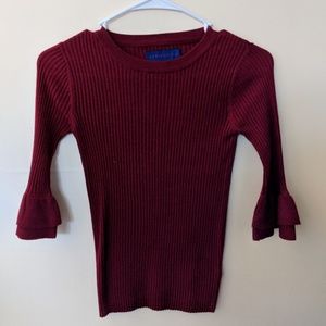 Half sleeve sweater